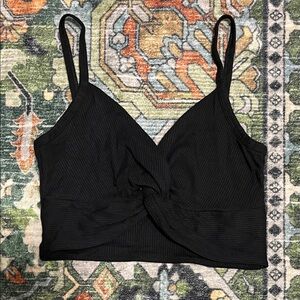 Wilfred Black Crop Top